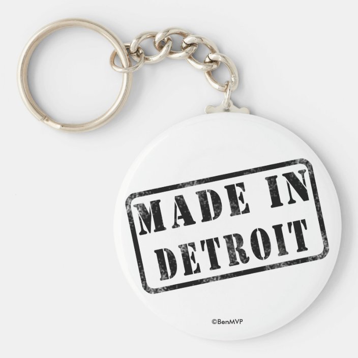 Made in Detroit Key Chain