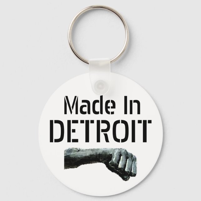 Made in Detroit Keychain (Front)