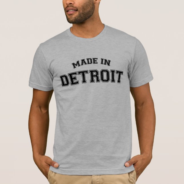 Made in Detroit T-Shirt City Born (Front)
