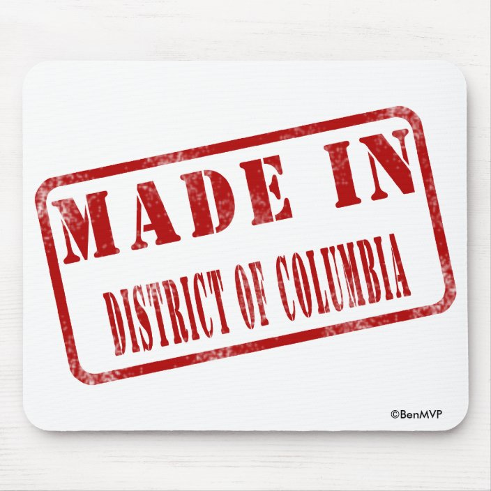 Made in District of Columbia Mouse Pad