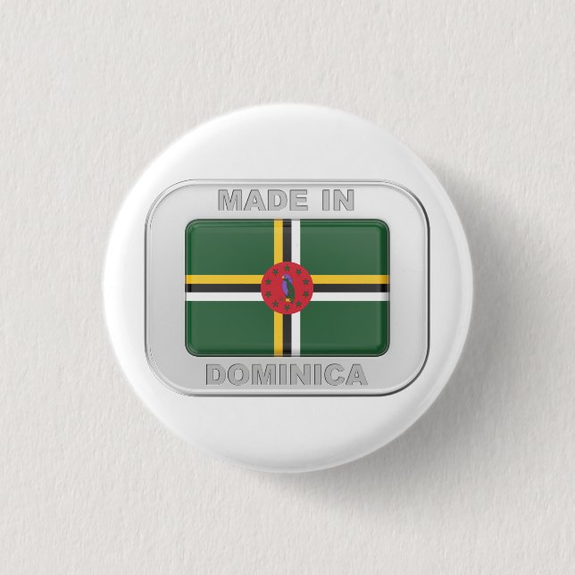 Made in Dominica Button (Front)