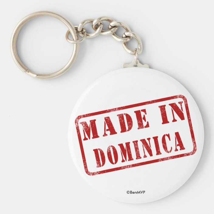 Made in Dominica Key Chain