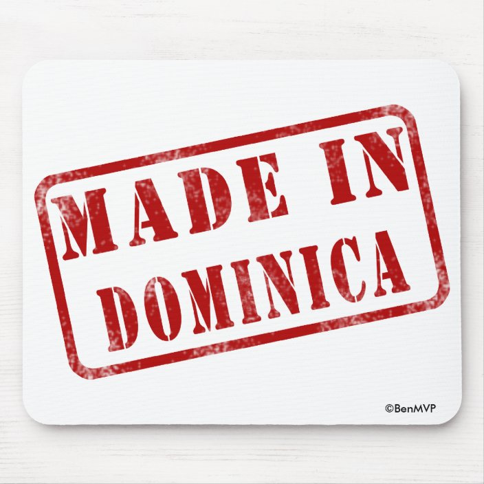 Made in Dominica Mouse Pad