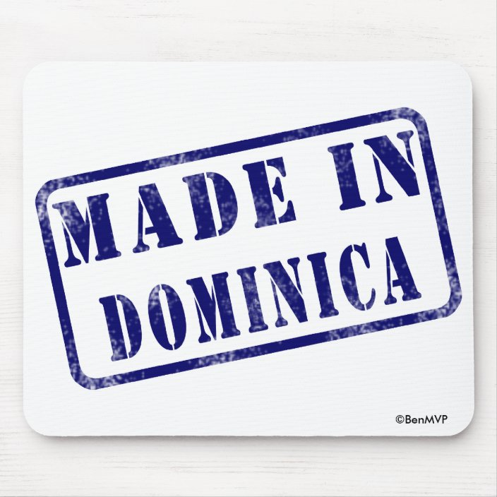 Made in Dominica Mousepad