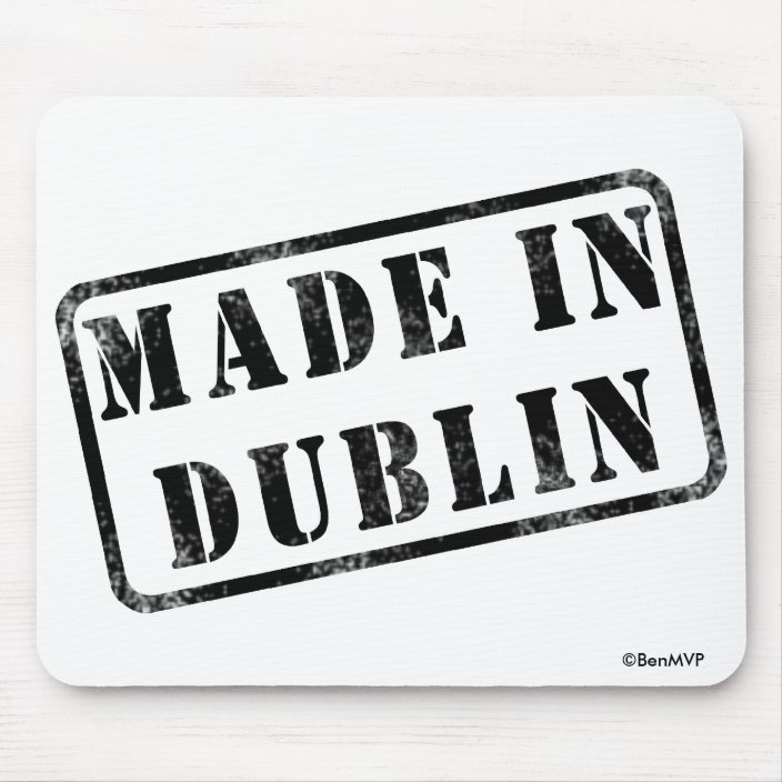 Made in Dublin Mousepad