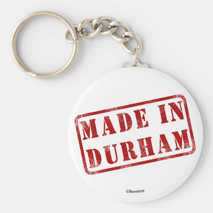 Made in Durham Key Chain