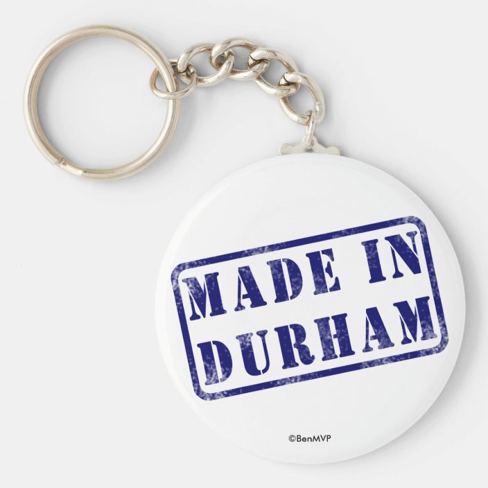 Made in Durham Keychain