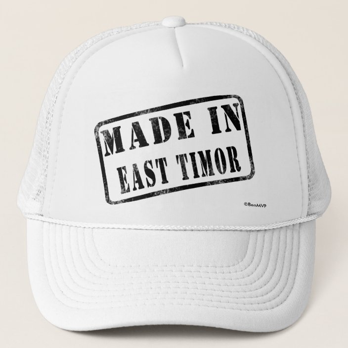 Made in East Timor Hat
