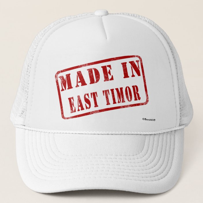 Made in East Timor Mesh Hat