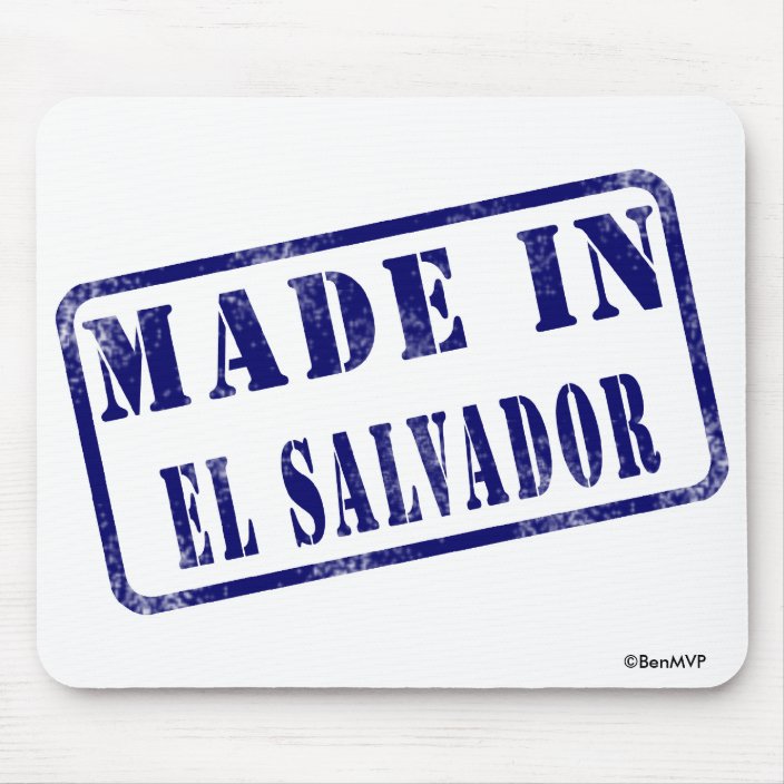 Made in El Salvador Mouse Pad