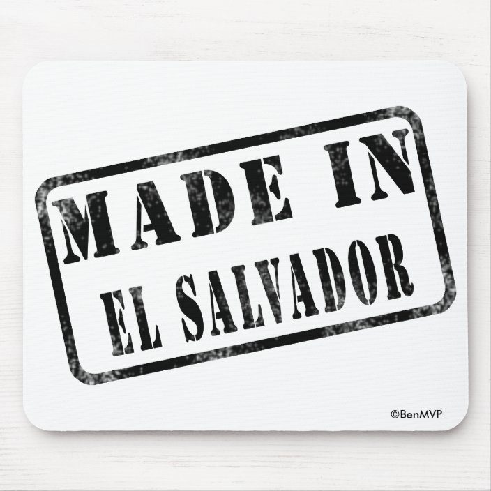 Made in El Salvador Mousepad