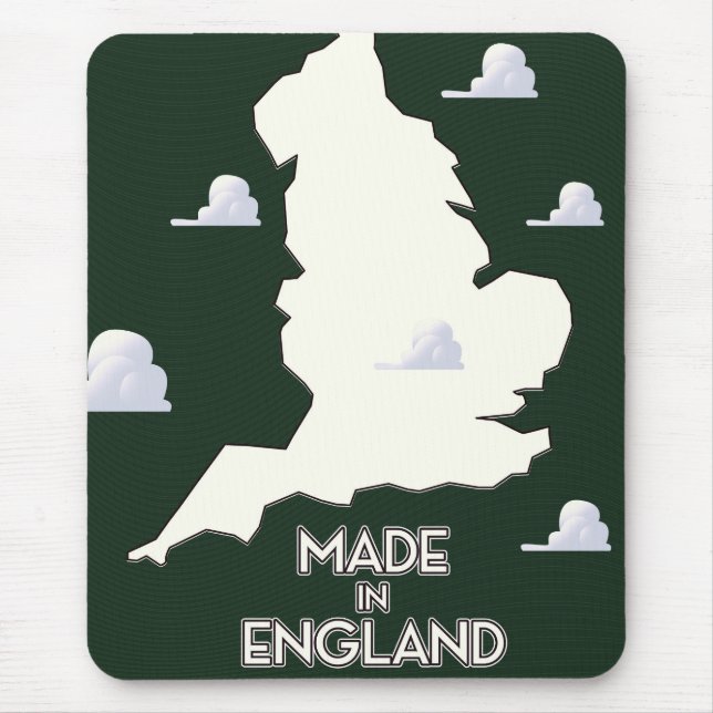 Made in England Mouse Pad (Front)