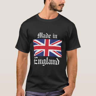 Made In England Union Jack Hoodie English Humor T-Shirt