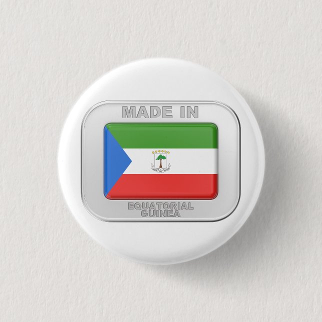 Made in Equatorial Guinea Button (Front)