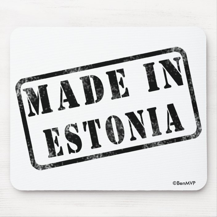 Made in Estonia Mouse Pad