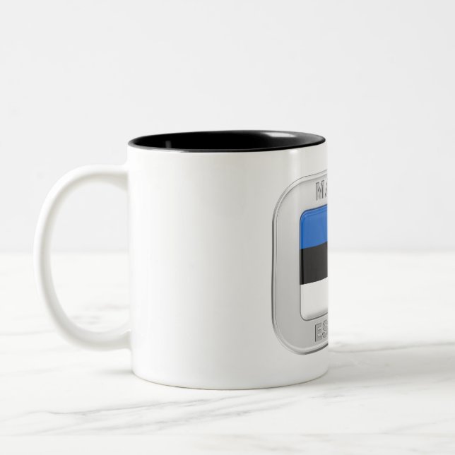 Made in Estonia Two-Tone Coffee Mug (Left)