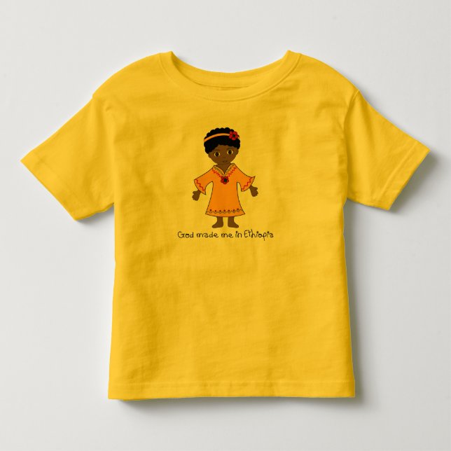 Made in Ethiopia: Girl Toddler T-shirt (Front)