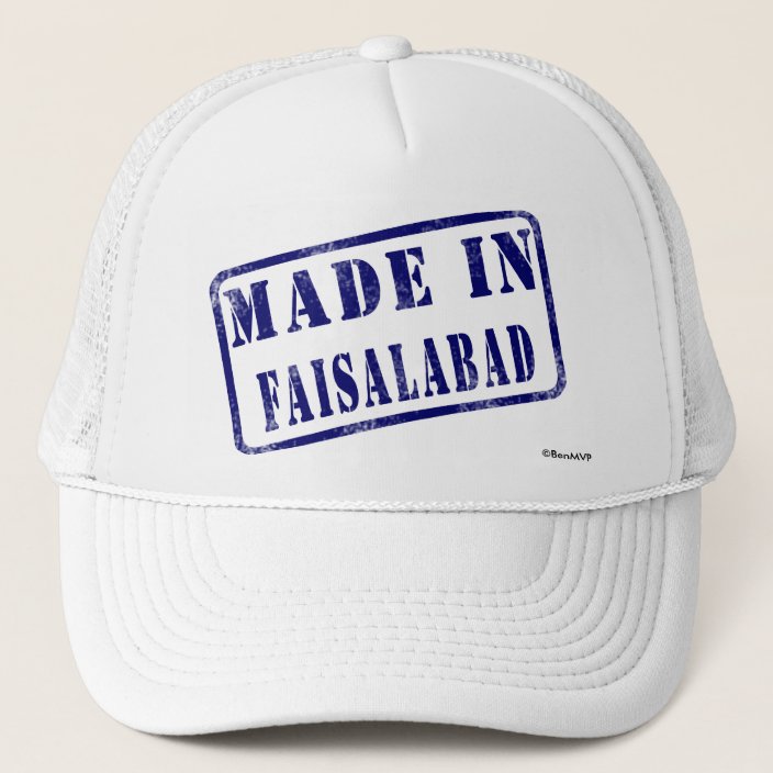 Made in Faisalabad Hat