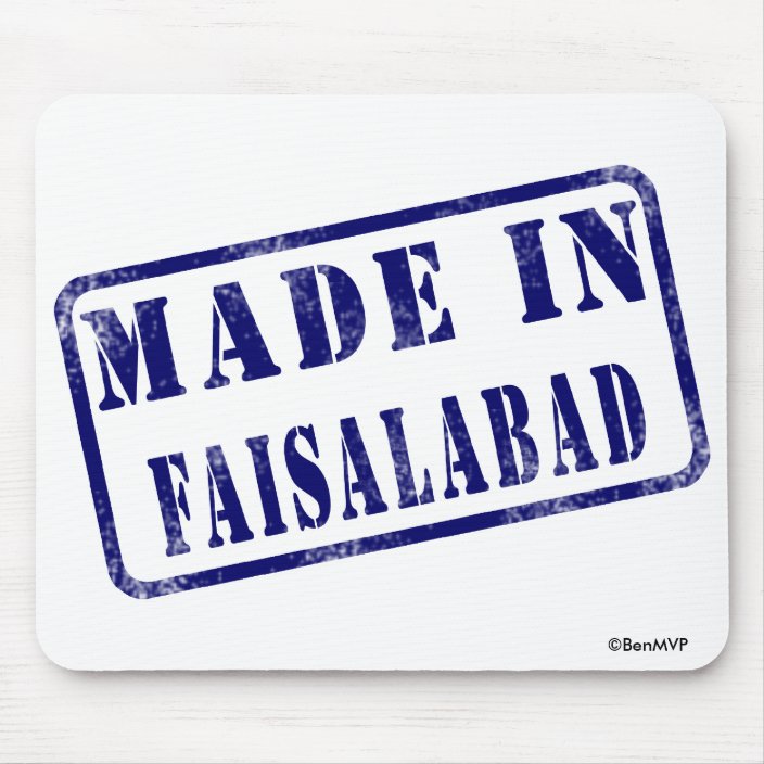 Made in Faisalabad Mousepad