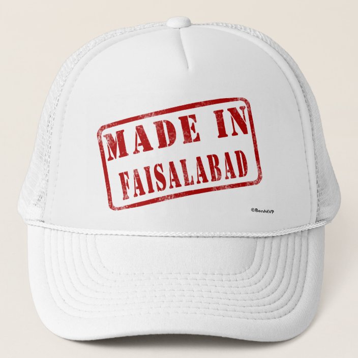 Made in Faisalabad Trucker Hat