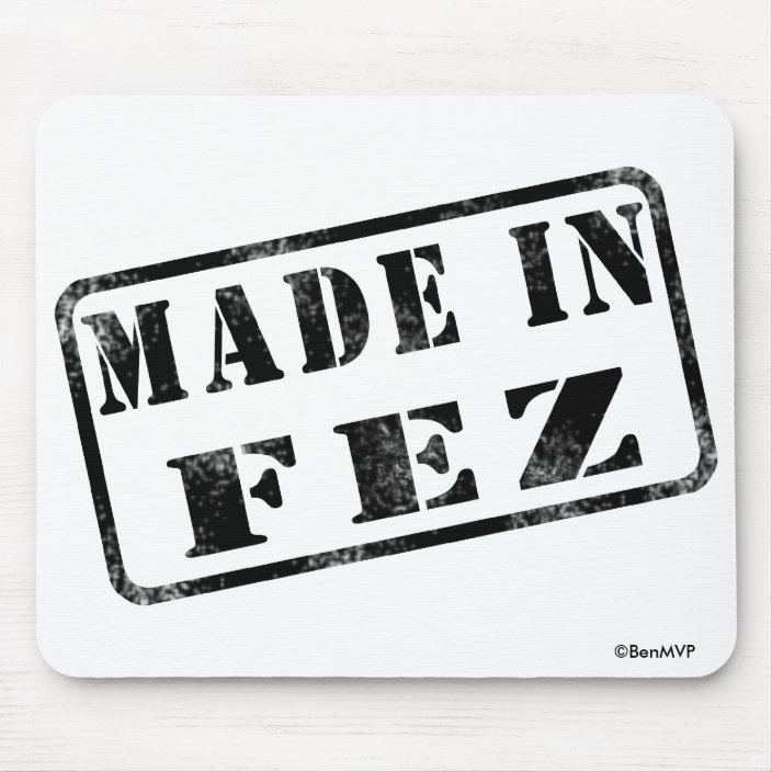 Made in Fez Mouse Pad