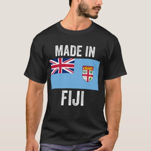 Made in Fiji  World Country National Flag T_Shirt