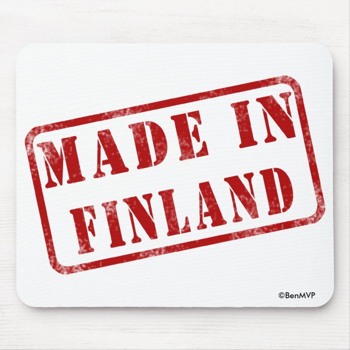 Made in Finland Mousepad