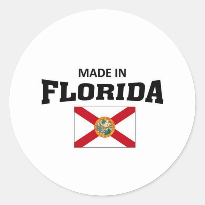 Made in Florida Stickers