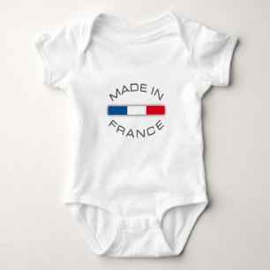 made-in-france-logo baby bodysuit