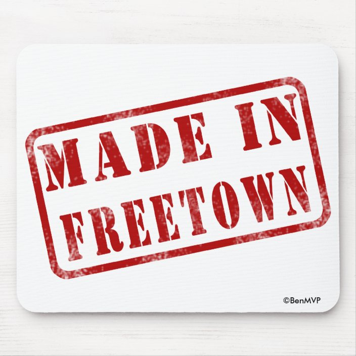Made in Freetown Mouse Pad