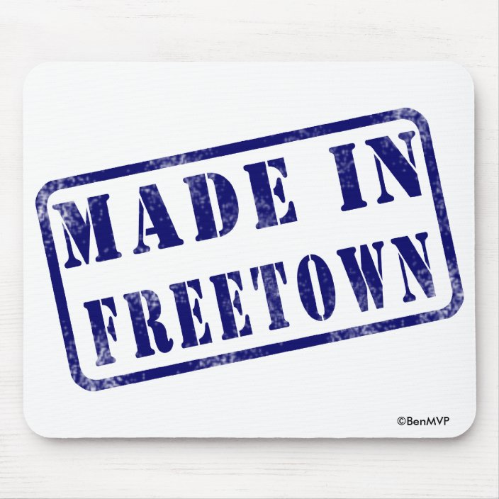 Made in Freetown Mousepad