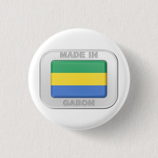 Made in Gabon Button (Front)