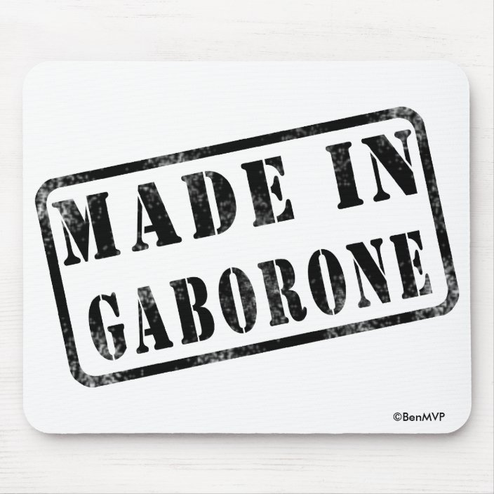 Made in Gaborone Mouse Pad