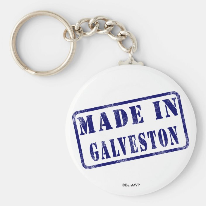 Made in Galveston Keychain
