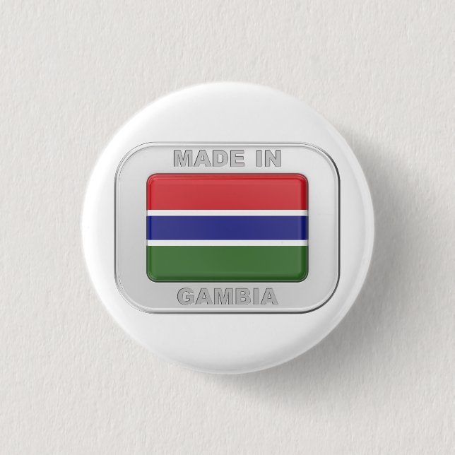 Made in Gambia Button (Front)