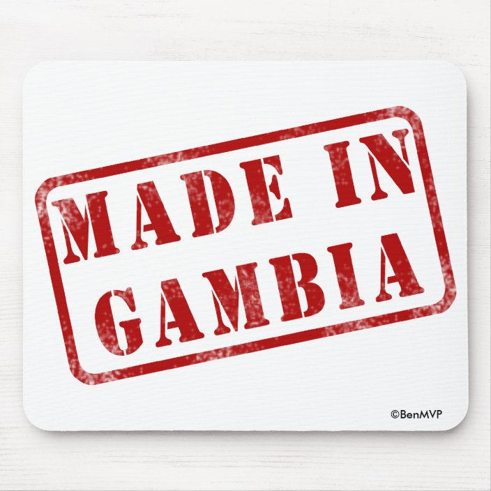 Made in Gambia Mouse Pad