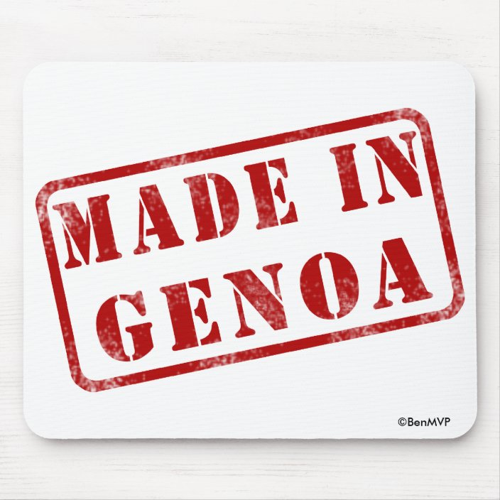 Made in Genoa Mouse Pad
