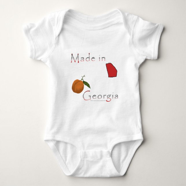 Made in Georgia Baby Bodysuit (Front)
