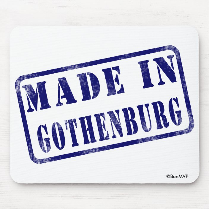 Made in Gothenburg Mouse Pad