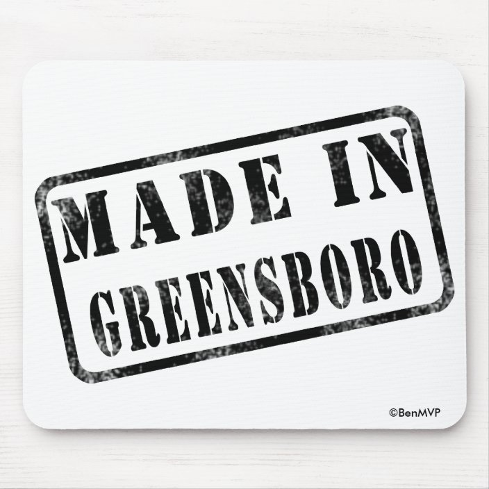 Made in Greensboro Mouse Pad