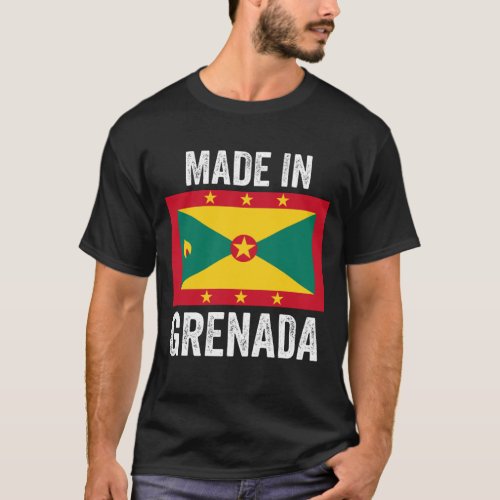 Made in Grenada  World Country National Flag T_Shirt