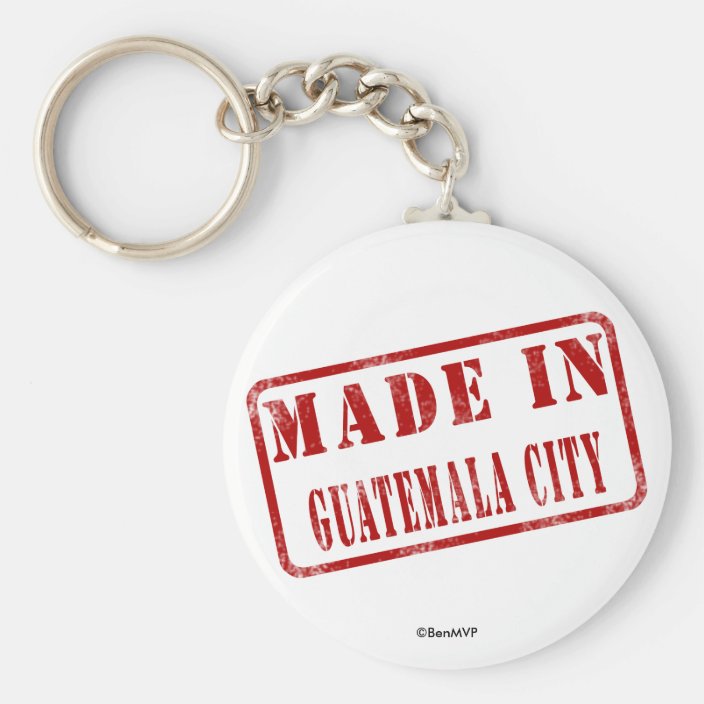Made in Guatemala City Key Chain