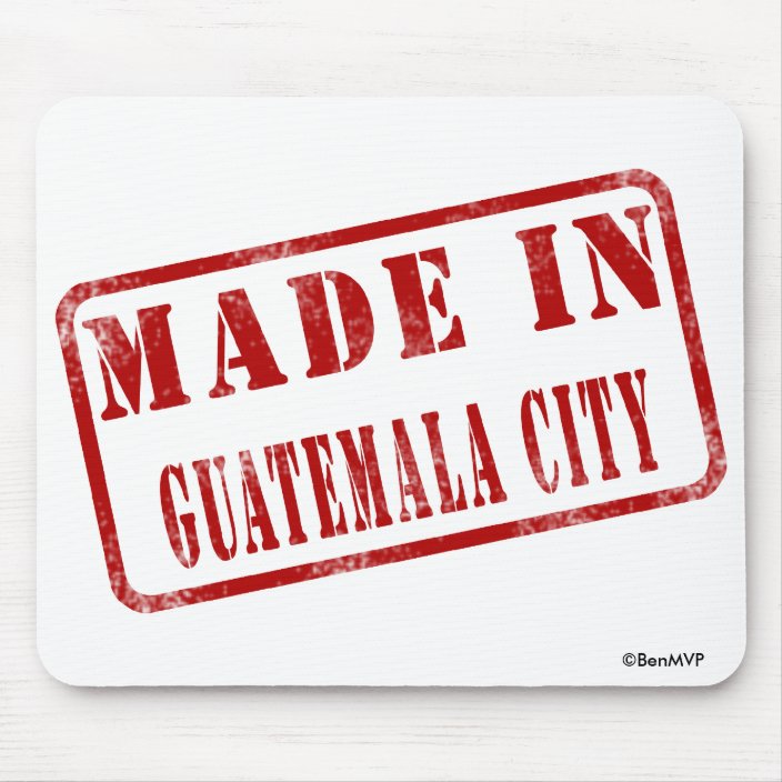 Made in Guatemala City Mouse Pad
