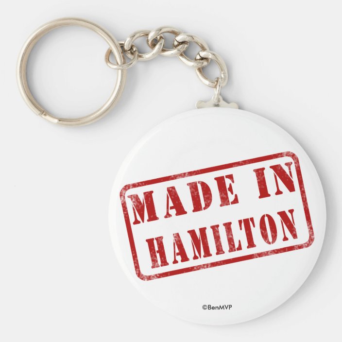 Made in Hamilton Key Chain