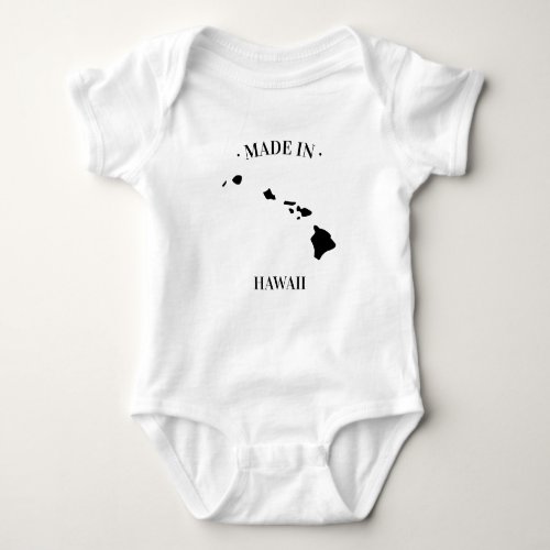 Made in Hawaii HI Baby Bodysuit