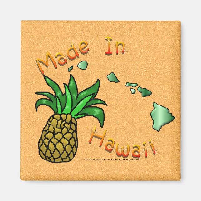 Made in Hawaii Magnet (Front)