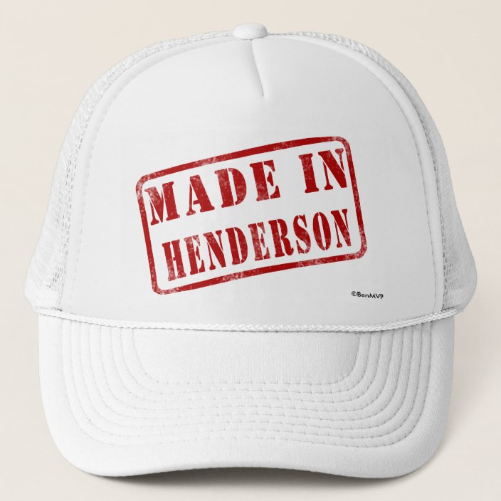 Made in Henderson Hat