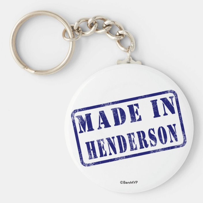 Made in Henderson Key Chain