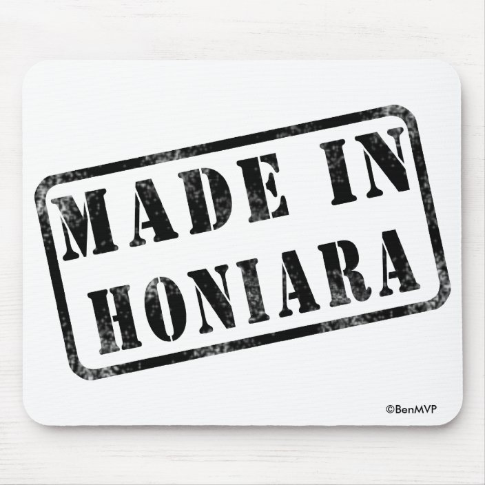 Made in Honiara Mousepad