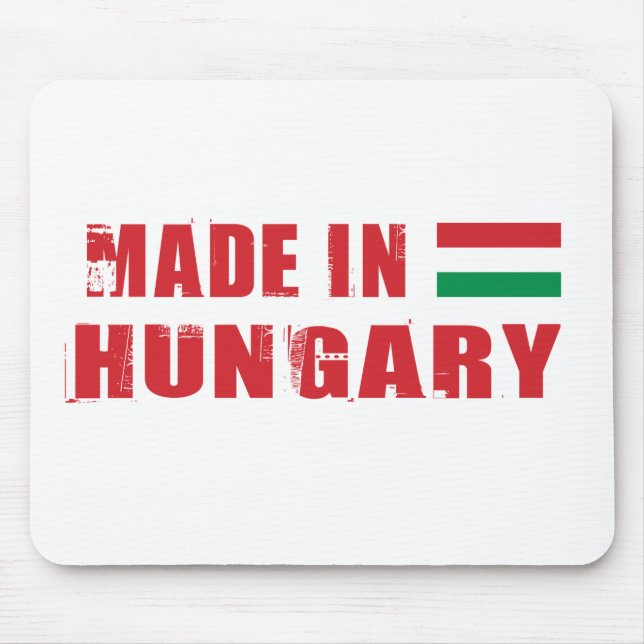 Made in Hungary Mouse Pad (Front)